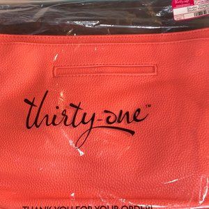 STUDIO thirty-one CLASSIC CROSS BODY PURSE CORAL